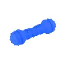 Игрушка Mr.Kranch для собак Гантель дентальная синяя с ароматом курицы, 18см