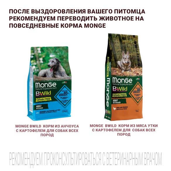 2кг Корм Monge VetSolution Dog Hepatic Ветеринарная диета для собак с заболеваниями печени