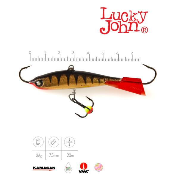 Балансир Lucky John NORDIC 6 + тр. 60мм 11HRT