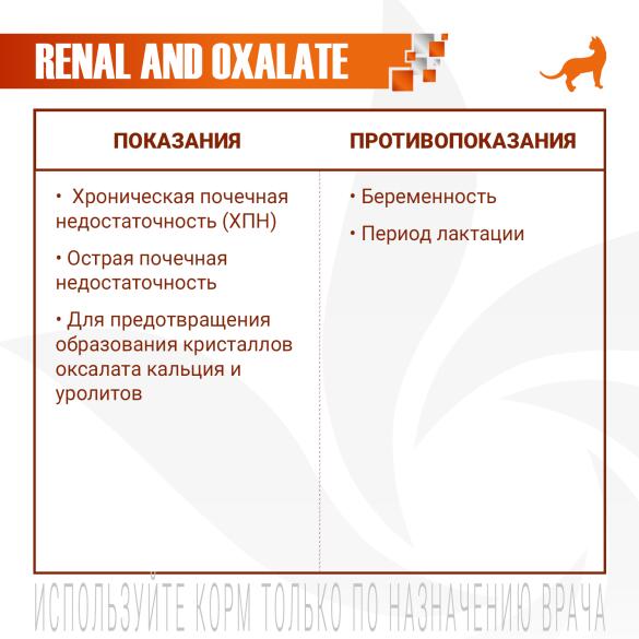 100гр Влажный корм Monge VetSolution Cat Renal Oxalate Вет. диета для кошек, лечение МКБ оксалатного типа