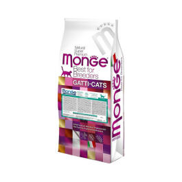 10кг Корм Monge Cat Indoor для домашних кошек с Курицей "Бридер"