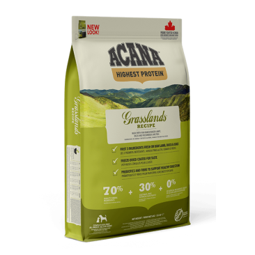 Корм в развес ACANA GRASSLANDS DOG беззерновой для собак всех пород и возрастов с Ягненком, 1кг