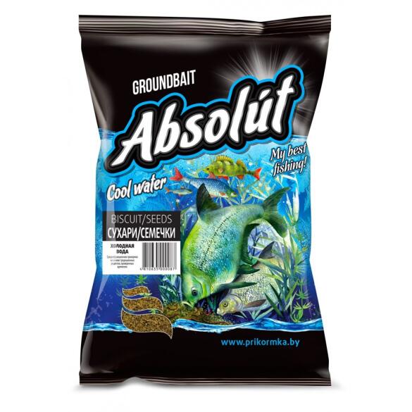 Прикормка ABSOLUT Холодная вода Сухари/семечки 0,75кг