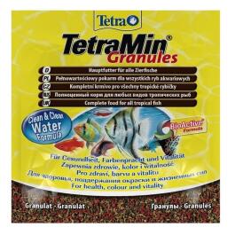 15гр Корм TETRA Min Granules Гранулы для всех видов декоративных рыб