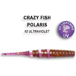 Резина Crazy Fish Polaris 1,2'' №12, Кальмар, 16шт