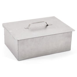 Коптильня KEDR KS2-02 двухъярусная 380х280х170мм сталь 0,8мм с поддоном для жира