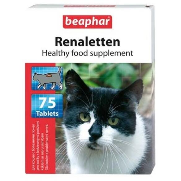 Витамины Beaphar для котов с проблемами почек, 75таб