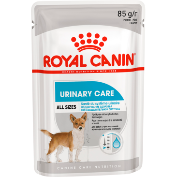 85гр Влажный корм ROYAL CANIN Urinary Care для взрослых собак с чувствительной мочевыделительной системой, паштет (пауч)