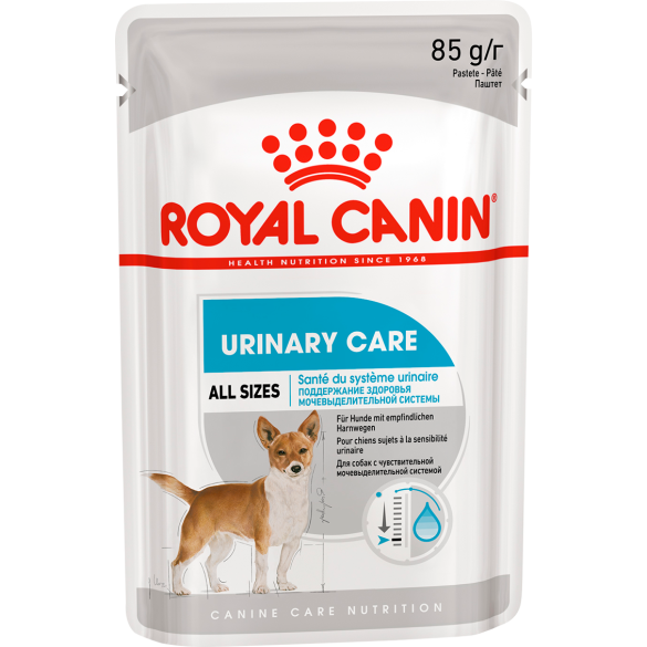 85гр Влажный корм ROYAL CANIN Urinary Care для взрослых собак с чувствительной мочевыделительной системой, паштет (пауч)