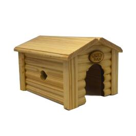Дом с коньковой крышей Green Farm для мелких грызунов