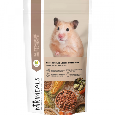 800гр MIKIMEALS Корм для Хомяков