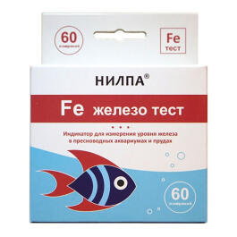 Тест Нилпа Fe, индикатор для измерения уровня железа в пресноводных и морских аквариумах