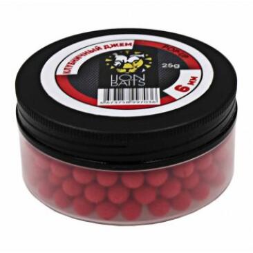 Бойлы плавающие Lion Baits Pop-Up "Клубничный джем" 6мм-25гр