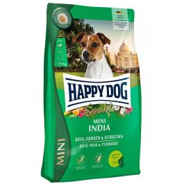 0,8кг Корм Happy Dog Mini India 26/12 для взрослых собак мелких пород с Рисом, горохом и куркумой