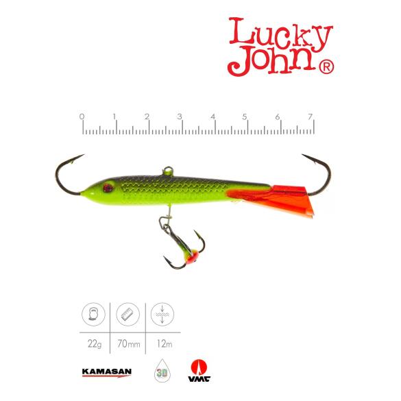 Балансир Lucky John CLASSIC 7 + тр. 70мм 31RT