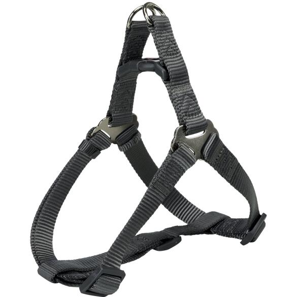 Шлея TRIXIE для собак Premium Harness S 40-50см/15мм графит
