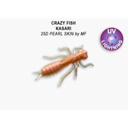 Резина Crazy Fish Kasari 1'' 25D, Кальмар+Креветка, 8шт