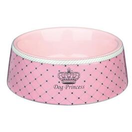 Миска TRIXIE керамическая для собак 0,18л 12см с рисунком розовая