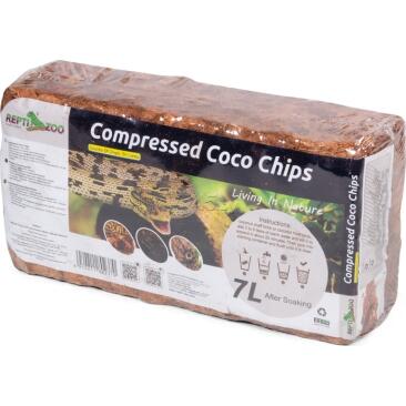 Субстрат кокосовый GLOXY Repti-Zoo тропический, 620г/7л, крупная фракция