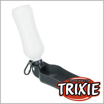 Поилка дорожная "TRIXIE" для животных, пластик,250 мл, различные расцветки