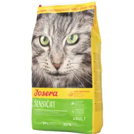 2кг Корм Josera Sensicat (Adult Sensitive 33/18) беззерновой для кошек с чувствительным пищеварением с Уткой и Индейкой