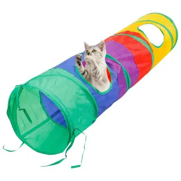 Туннель Котарадуга для котов радужный
