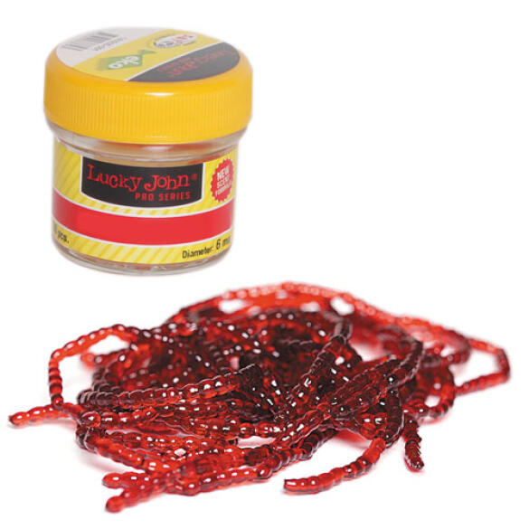 Насадка Lucky John EXTRA BLOOD WORM мотыль