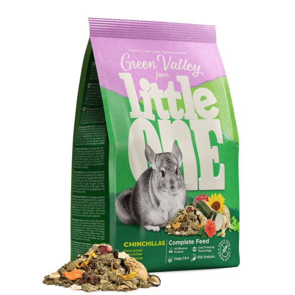 750гр Корм Little One Green Valley Chinchillas из разнотравья для Шиншилл