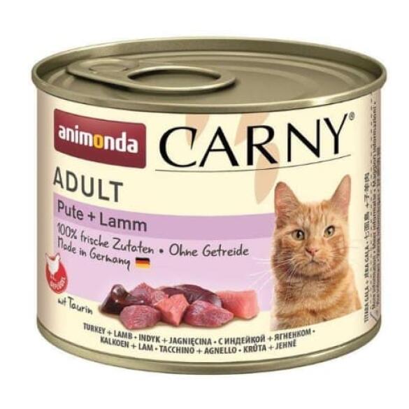 200гр Консервы Animonda Carny Adult для взрослых кошек с Индейкой и ягненком