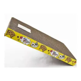 Когтеточка Pet Family "Дикий танцпол" из гофрокартона с кошачьей мятой, 44*21,5*40см