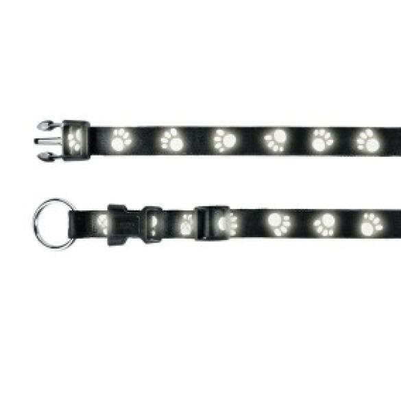 Регулируемый ошейник нейлон TRIXIE L-XL 45-66см/25мм чёрный