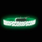 Ошейник HUNTER Collar Convenience Refl Glow 40/S, Леопард