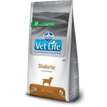 2кг Корм Farmina Vet Life Dog Diabetic диета для взрослых собак при сахарном диабете