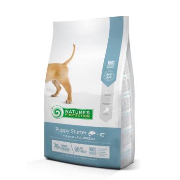 2кг Корм Nature's Protection NP Puppy Starter Salmon with krill для щенков всех пород с лососем и крилем