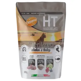 0,3кг Корм Cennamo HTC Sterilized CHICKEN/TURKEY для стерилизованных кошек с Курицей и Индейкой