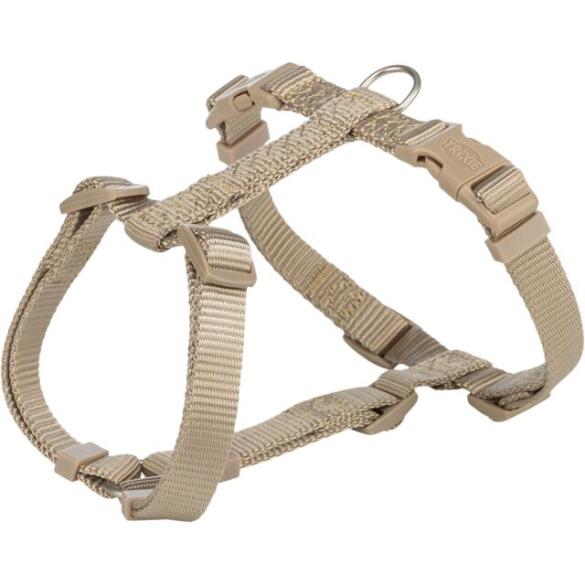 Шлея "TRIXIE" для собак "Premium H-harness",M-L,52–75 cм/20mm песочный
