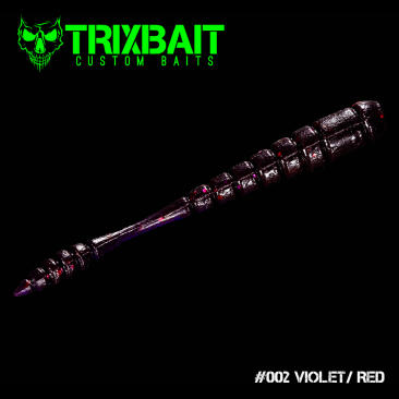 Резина Trix X-Worm 2# 002 violet/red