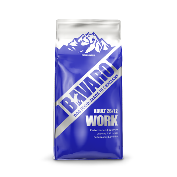 18кг Корм Josera Bavaro Work (Adult 26/12) для взрослых собак всех пород с регулярными физическими нагрузками