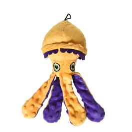 Игрушка Red Bow "Jungle Safari Adventure" плюшевая с пищалкой для собак "Осьминог" (30*10,5cм)