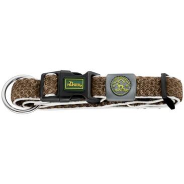 Ошейник HUNTER Collar Hilo VP охлаждающий, 40-60/L-XL, Коричневый, сетчатый текстиль