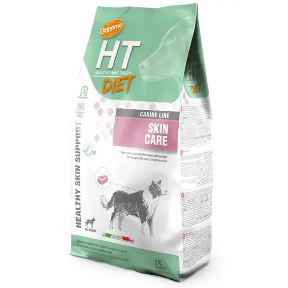 1,5кг Корм Cennamo HTD Diet SKIN CARE диета для собак с заболеваниями кожи
