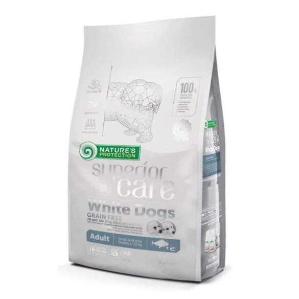 1,5кг Корм Nature's Protection NP SC White Dogs Grain Free White Fish беззерновой для собак мелких пород с белой рыбой