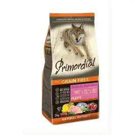 2кг Корм Primordial Holistic Grain-Free Dog Puppy Chicken & Sea Fish для щенков всех пород с Курицей и морской рыбой