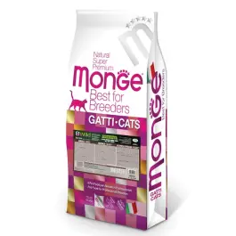 10кг Корм Monge Cat Bwild Grain Free Large Breed BUFFALO / POTATOES беззерновой для котят и взрослых кошек крупных пород с Буйволом и картофелем "Бридер"