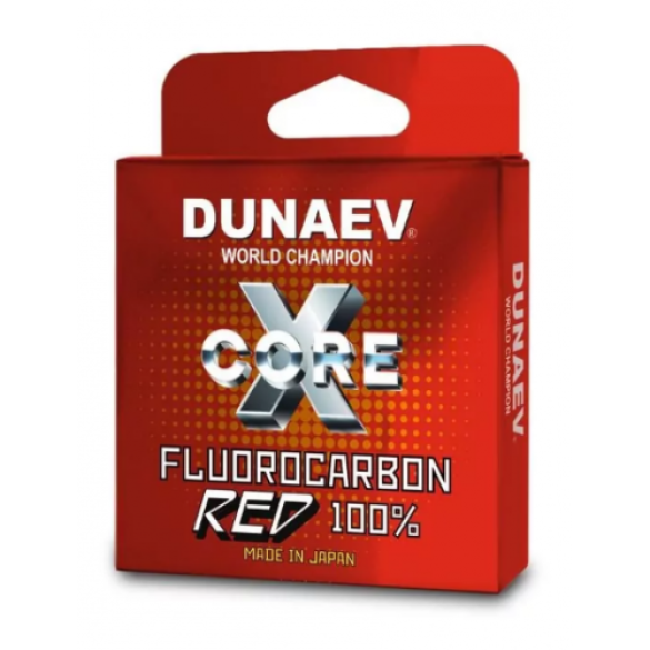Леска Dunaev Fluorocarbon RED 0.128мм 100м