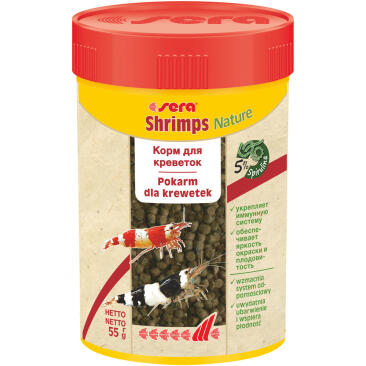 100мл Корм SERA Shrimps Natural Гранулы для креветок