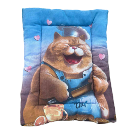 Матрас для животных Happy Friends "Кот шеф-повар", 44*57см