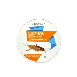 40гр Корм AQUAMENU Сверчок консервированный