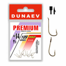 Крючок Dunaev Premium 109 #14 (упак. 10 шт)