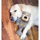 Игрушка KONG Toy Dog Wild Knots Bear  для собак с пищалкой и канатом внутри, M/L